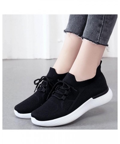 Womens Sneakers Black Sole Black Slip On Tennis Shoes Ladies Canvas Shoes for Women Wide Black Women's Sneakers in White in W...