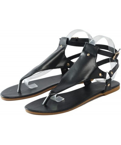 Sandals Women Flats Women Platform Sandals For Womens Ballet Flats With Arch Support Sandals Black Flip Flops D-black $26.03 ...