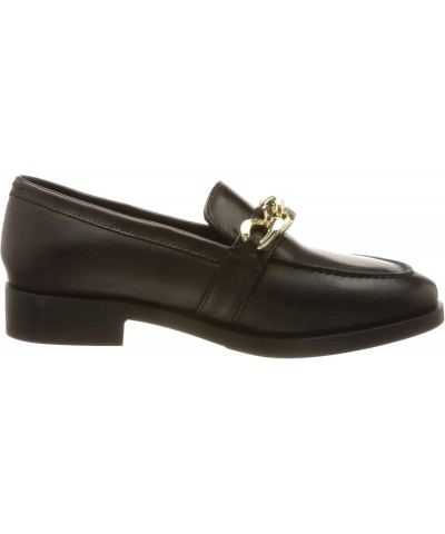 Women's Donna Brogue H Moccasins Black $42.25 Loafers & Slip-Ons