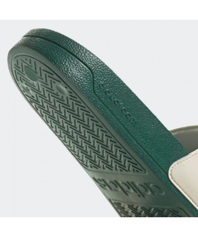 Unisex-Adult Adilette Shower Slide Sandal Wonder White/Collegiate Green/Collegiate Green $13.95 Athletic Shoes