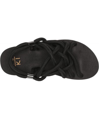 Women's Comfort Slide Sandal Black $8.49 Sandals