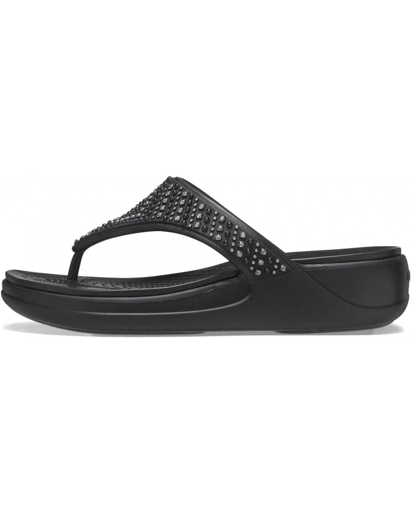 Women's Monterey Embellished Flip Flop Wedge Sandal $37.79 Sandals