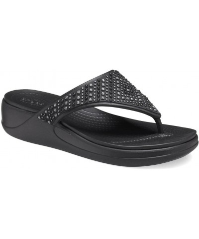 Women's Monterey Embellished Flip Flop Wedge Sandal $37.79 Sandals