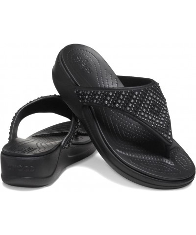 Women's Monterey Embellished Flip Flop Wedge Sandal $37.79 Sandals