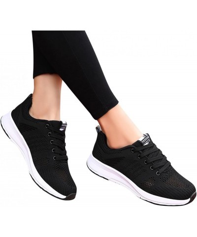 Sneakers for Women Walking Shoes Autumn Retro Knitted Loafers Fashion Slip On Canvas Running Shoes Z01-black $13.51 Athletic ...