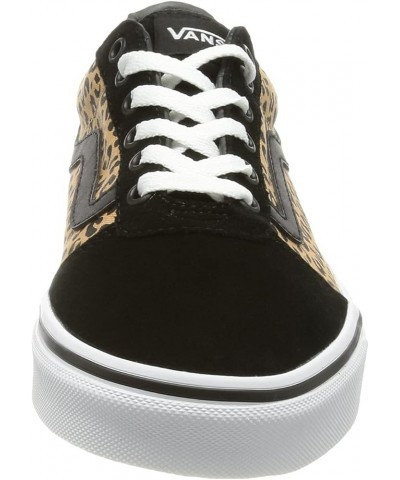 Unisex WARD CANVAS Low-Top Trainers Sneakers Cheetah Black White $31.45 Fashion Sneakers