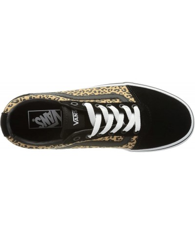 Unisex WARD CANVAS Low-Top Trainers Sneakers Cheetah Black White $31.45 Fashion Sneakers