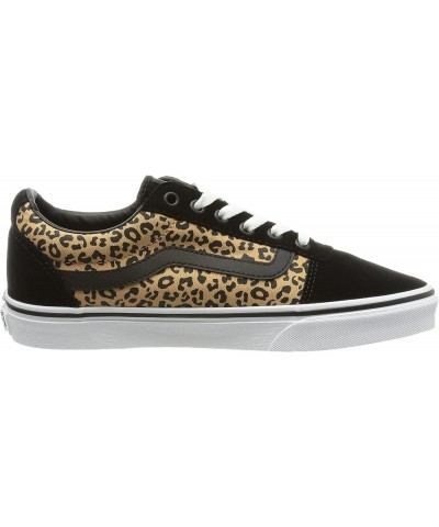 Unisex WARD CANVAS Low-Top Trainers Sneakers Cheetah Black White $31.45 Fashion Sneakers