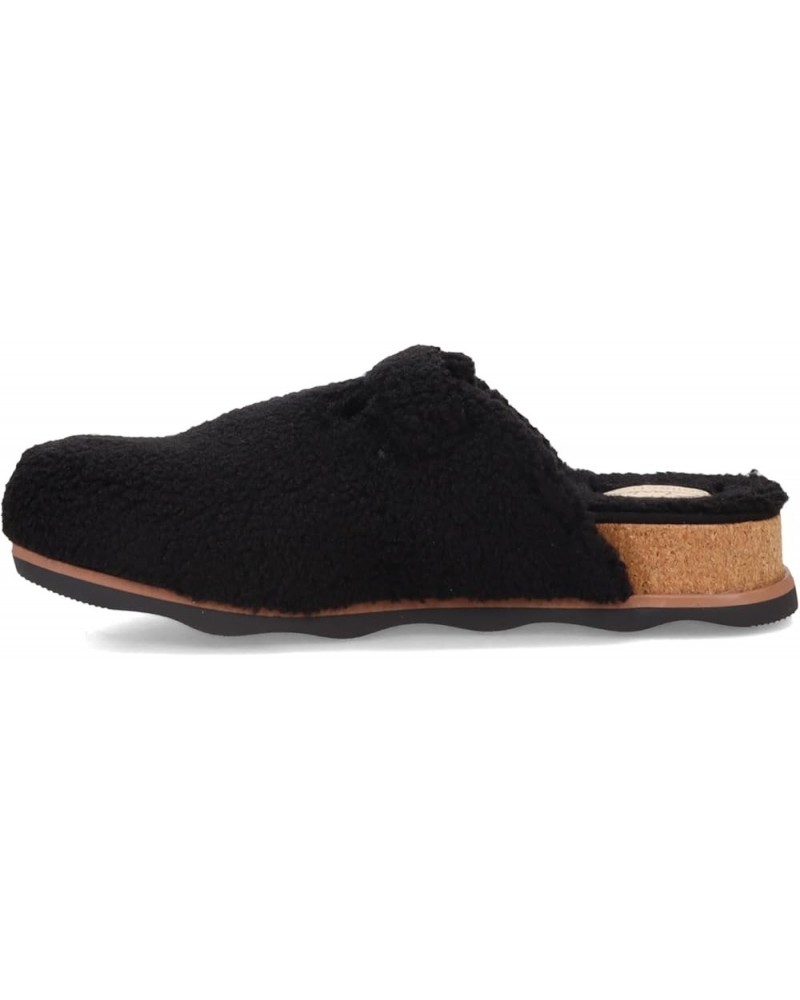 Women's Brynn Slide Clog Black Textile $28.35 Mules & Clogs