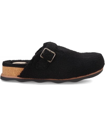 Women's Brynn Slide Clog Black Textile $28.35 Mules & Clogs