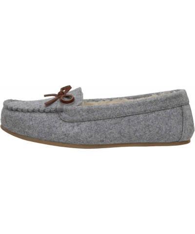 Women's Sabina Moccasin Slipper +Memory Foam Grey Wool $14.57 Slippers