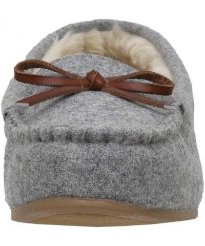 Women's Sabina Moccasin Slipper +Memory Foam Grey Wool $14.57 Slippers