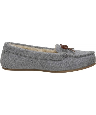 Women's Sabina Moccasin Slipper +Memory Foam Grey Wool $14.57 Slippers