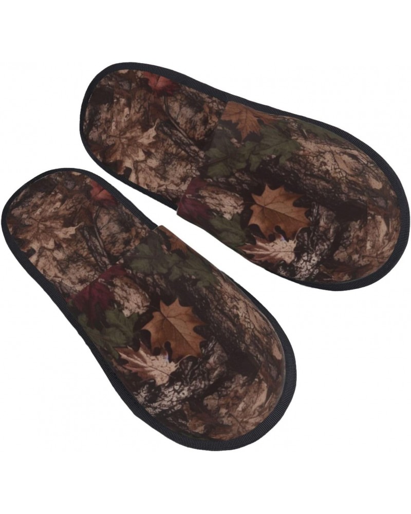 Outfitter Tuff Camo Printed Slippers Cozy Indoor Slide Unisex House Slippers Soft Plush Slip-on Slippers $9.68 Slippers