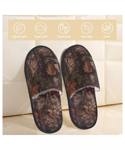 Outfitter Tuff Camo Printed Slippers Cozy Indoor Slide Unisex House Slippers Soft Plush Slip-on Slippers $9.68 Slippers