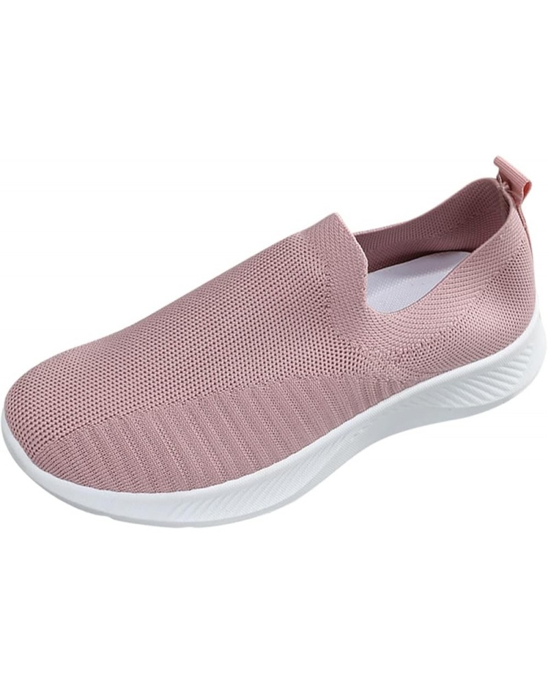 Women Flat Sole Wear Casual Shoes Fashion Soft Sole Breathable Casual Shoes Sneakers for Women Dance (Grey, 7) Pink 8.5 $15.7...