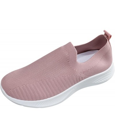 Women Flat Sole Wear Casual Shoes Fashion Soft Sole Breathable Casual Shoes Sneakers for Women Dance (Grey, 7) Pink 8.5 $15.7...