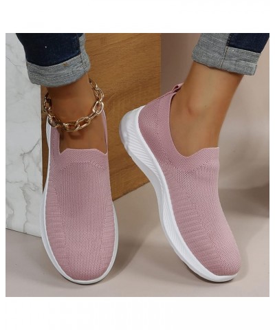 Women Flat Sole Wear Casual Shoes Fashion Soft Sole Breathable Casual Shoes Sneakers for Women Dance (Grey, 7) Pink 8.5 $15.7...