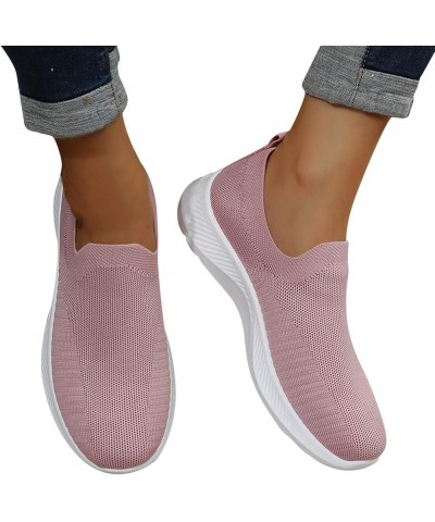 Women Flat Sole Wear Casual Shoes Fashion Soft Sole Breathable Casual Shoes Sneakers for Women Dance (Grey, 7) Pink 8.5 $15.7...