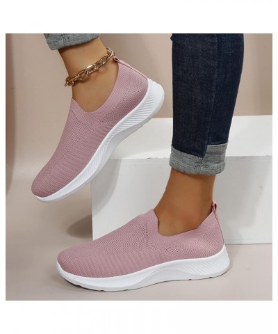 Women Flat Sole Wear Casual Shoes Fashion Soft Sole Breathable Casual Shoes Sneakers for Women Dance (Grey, 7) Pink 8.5 $15.7...