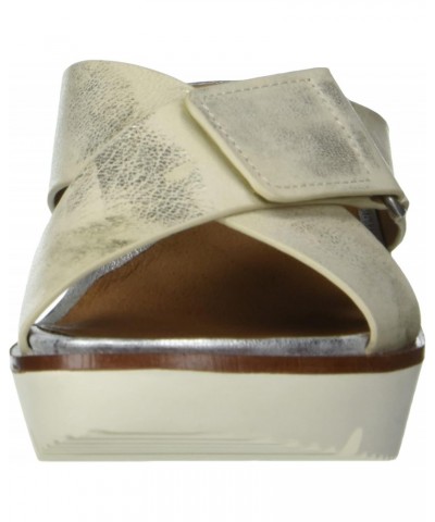 Women's Lavern Wedge Mule Sandal, Ice/Silver, 8.5 $77.89 Mules & Clogs