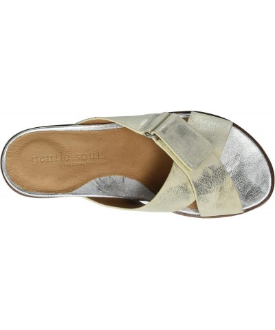 Women's Lavern Wedge Mule Sandal, Ice/Silver, 8.5 $77.89 Mules & Clogs