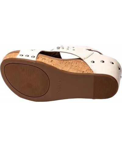 Docie Doe Womens 2.5" Wedge White $28.98 Sandals