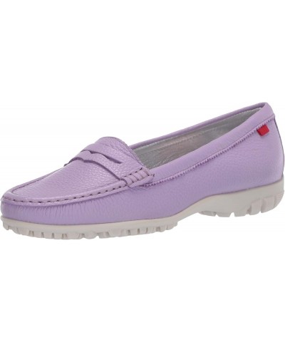 Women's Leather Made in Brazil Lightweight Union Golf Performance Shoe Lilac Tumbled Grainy $32.53 Athletic Shoes