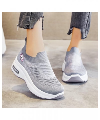 Sneakers Shoes Sport Breathable Trainer Shoes Casual Fitness Running Outdoor Wedge Women Leisure Women's Sneakers Green Sneak...