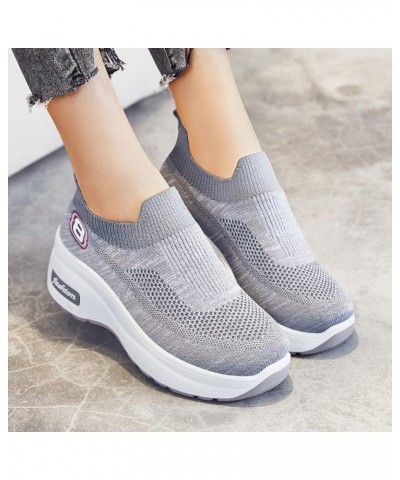 Sneakers Shoes Sport Breathable Trainer Shoes Casual Fitness Running Outdoor Wedge Women Leisure Women's Sneakers Green Sneak...