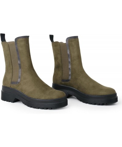 Women's Modern Fashion Boot V Khaki $41.76 Boots