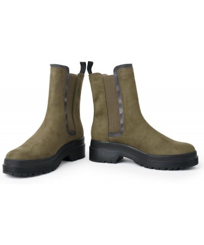 Women's Modern Fashion Boot V Khaki $41.76 Boots