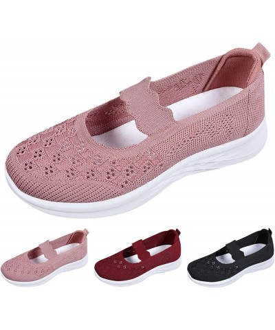 Flats for Women, Zapatos Planos De Mujer, Women's Ballet Flat Shoes Non Slip Canvas Sneakers Flats Shoes Womens Loafers Comfo...