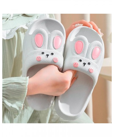 Heated Slippers Women Rechargeable Slippers For Women Summer Thick Soles Bath Indoor Home Dormitory Cartoon White $14.68 Slip...