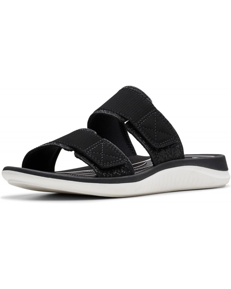 Women's Glide Joy Slide Sandal, Black Synthetic, 5 12 Black Synthetic $16.89 Sandals