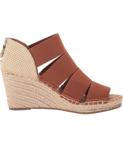 women's Charli Four Elastic Heeled Sandal Cognac $52.63 Sandals