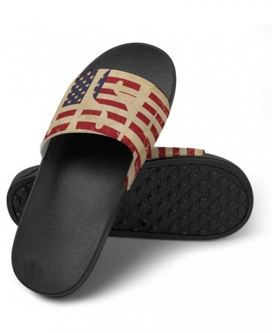 American -Patriot Day Summer Slippers for Women And Men Fashion Unisex Beach Shoes Soft And Comfortable Indoor Slippers House...