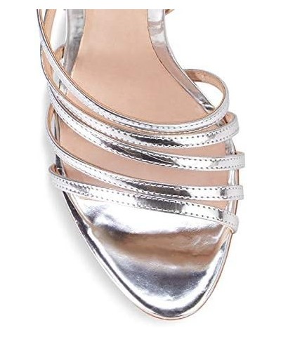 High Heels Summer New Sandals Women's Plus Size Golden Silver Patent Leather-Silver||41 34 Silver $31.16 Sandals