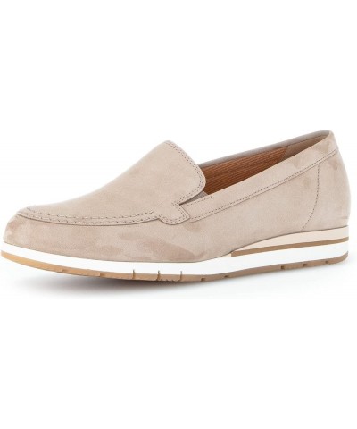 22.414.34 - Women's Loafer Beige Silk $55.65 Slippers