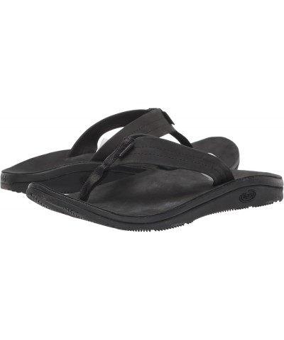 Womens Classic Leather Flip Black $25.75 Sandals