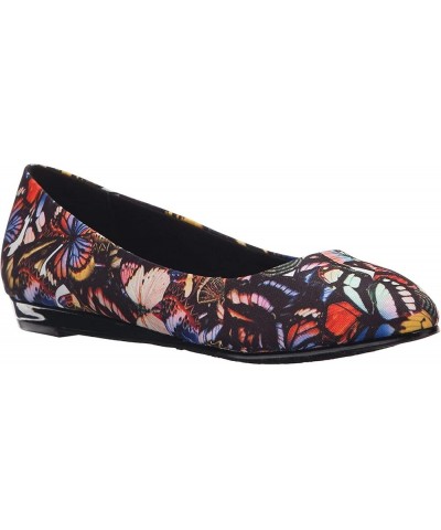 by Hush Puppies Women's Darlene Flat Bright Multi Butterfly Grosgrain $21.43 Flats