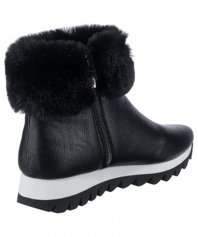 Women's Wedge Heel Ankle Boot Black Al $27.80 Boots