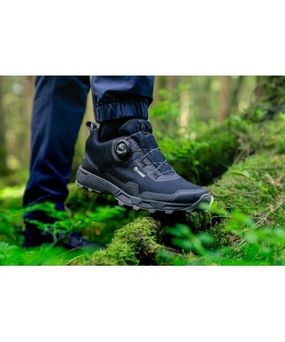 Womens Rover RB9X GTX Trail Running Shoe with Traction Sole Black/Slate Grey $81.88 Outdoor Shoes