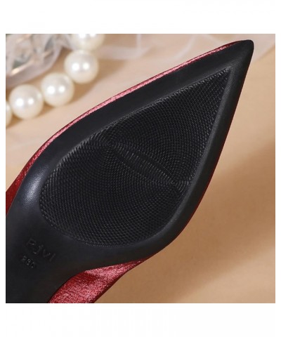 9CM/3.54IN Women's Elegant Temperament Wedding Party Pumps Stiletto Sexy Pointed High Heels Slip On Stiletto Court Shoes Ladi...