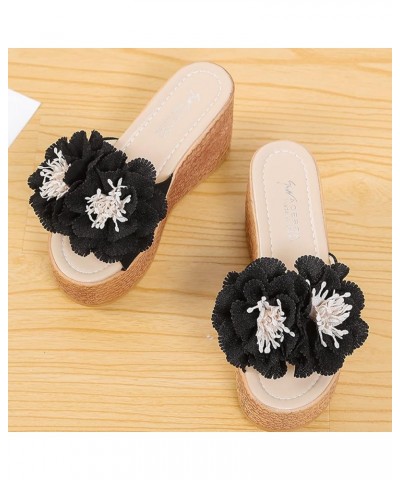 sandles womans dressy sandels dressy sandals dressy sneakers Sandals for Women Z 01-black $10.87 Sandals