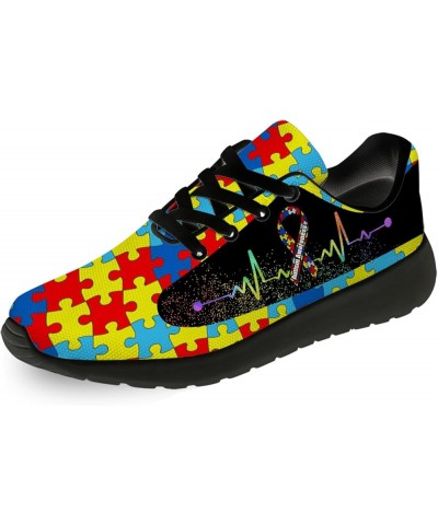 Autism Awareness Sneakers Women's Men's Fashion Running Shoes Comfortable Tennis Walking Shoes Gifts for Mom Dad Autism Aware...