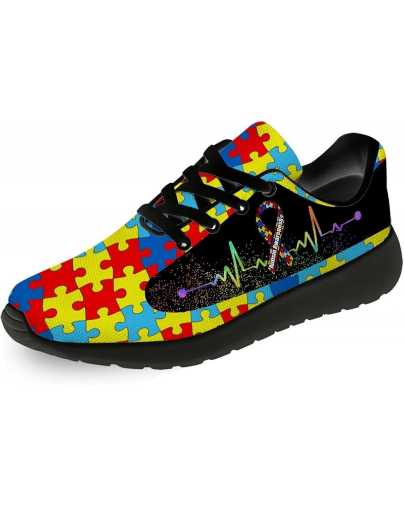 Autism Awareness Sneakers Women's Men's Fashion Running Shoes Comfortable Tennis Walking Shoes Gifts for Mom Dad Autism Aware...