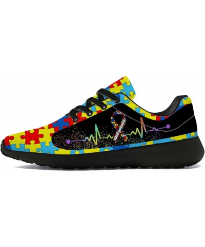 Autism Awareness Sneakers Women's Men's Fashion Running Shoes Comfortable Tennis Walking Shoes Gifts for Mom Dad Autism Aware...