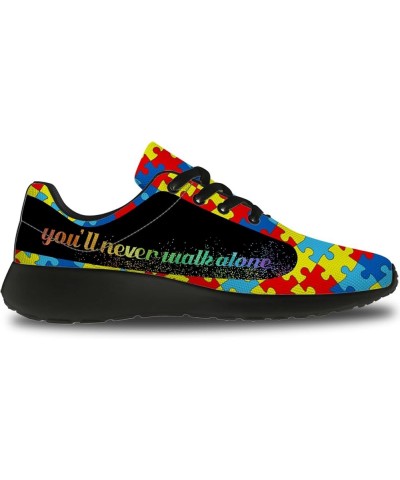 Autism Awareness Sneakers Women's Men's Fashion Running Shoes Comfortable Tennis Walking Shoes Gifts for Mom Dad Autism Aware...