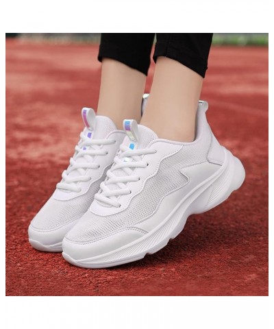 Women Walking Sneakers Athletic Training Shoes Slip On Tennis Shoes Women Sneaker Slippers White-a $18.99 Athletic Shoes